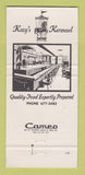 Matchbook Cover - Kozy's Karousel Oil City PA Restaurant 30 Strike