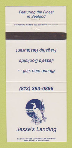 Matchbook Cover - Jesse's Landing Seminole? FL 30 Strike
