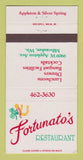Matchbook Cover - Fortunato's Restaurant Milwaukee WI 30 Strike