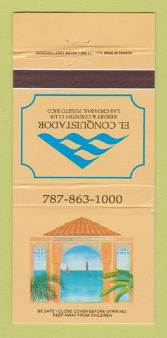 Matchbook Cover - El Conquistador Resort Las Croabas Puerto Rico 30 Strike