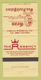 Matchbook Cover - The Regency San Juan Puerto Rico Gran Segovia 30 Strike