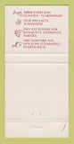 Matchbook Cover - The Regency San Juan Puerto Rico Gran Segovia 30 Strike