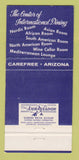 Matchbook Cover - Carefree International Restaurant Carefree AZ 30 Strike