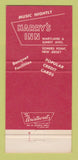 Matchbook Cover - Harry's Inn Somers Point NJ 30 Strike