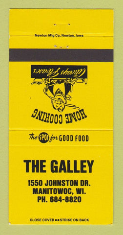 Matchbook Cover - The Galley Manitowoc WI restaurant 30 Strike