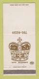 Matchbook Cover - Imperial Hall Detroit MI 30 Strike