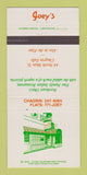 Matchbook Cover - Joey's Restaurant Italian Chagrin Falls OH 30 Strike