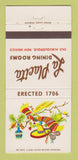 Matchbook Cover - La Placita Restaurant Albuquerque NM 30 Strike