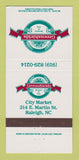 Matchbook Cover - Greenshields Brewery Pub Raleigh NC 30 Strike