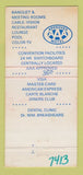 Matchbook Cover - The Grand Central Hot Springs AR 30 Strike
