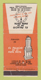 Matchbook Cover - El Palacio De Papa Frita Buenos Aires Argentina WEAR 30 Strike