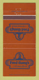 Matchbook Cover - Fred's Gang Restaurant 30 Strike