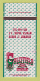 Matchbook Cover - Gullyfield Seafood Restaurant Myrtle Beach SC 30 Strike