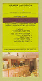 Matchbook Cover - Granja La Dorada Barcelona Spain 30 Strike