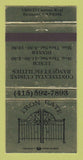 Matchbook Cover - Iron Gate Restaurant Belmont CA 30 Strike