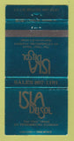 Matchbook Cover - Isla Del Sol St Petersburg FL WORN BACK 30 Strike