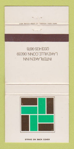 Matchbook Cover - Interlakern Inn Lakeville CT WEAR 30 Strike