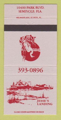 Matchbook Cover - Jesse's Landing Seminole FL 30 Strike
