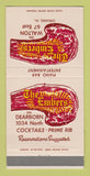 Matchbook Cover - Embers Restaurant Chicago IL 30 Strike