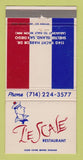 Matchbook Cover - Le Scale Restaurant Shelter Island San Diego CA 30 Strike