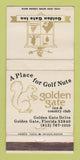 Matchbook Cover - Golden Gate Inn Golden Gate FL squirrel WORN 30 Strike