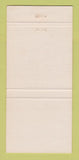 Matchbook Cover - Huey's Restaurants Burlington NC 30 Strike