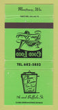 Matchbook Cover - Elbow Room Restaurant Manitowoc WI 30 Strike