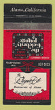 Matchbook Cover - Elegant Bib Restaurant Alamo CA WEAR 30 Strike