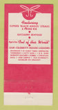 Matchbook Cover - Elegant Bib Restaurant Alamo CA WEAR 30 Strike