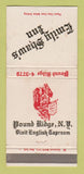 Matchbook Cover - Emily Shaw's Inn Pound Ridge NY WORN 30 Strike