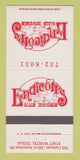 Matchbook Cover - Endicott's Ore House Fort Worth TX 30 Strike
