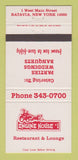 Matchbook Cover - Engine House #1 Restaurant Batavia NY 30 Strike