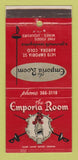 Matchbook Cover - Emporia Room Aurora Colorado Restaurant 30 Strike