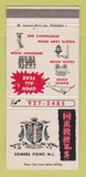 Matchbook Cover - Harry's Inn Somers Point NJ Restaurant 30 Strike