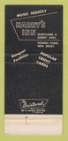 Matchbook Cover - Harry's Inn Somers Point NJ Restaurant 30 Strike