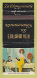 Matchbook Cover - Rita Dimitri's LA Chansonnette New York City WORN 30 Strike