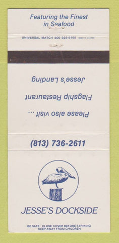 Matchbook Cover - Jesse's Dockside Dunedin FL 30 Strike