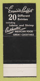 Matchbook Cover - El Sombrero Cantina Milwaukee WI 30 Strike