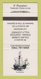 Matchbook Cover - Il Pescatore Restaurant Toronto ON 30 Strike