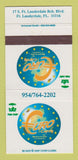 Matchbook Cover - Euro Cafe Fort Lauderdale FL 30 Strike