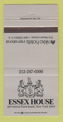 Matchbook Cover - Essex House New York City Nikko Hotel 30 Strike