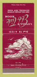 Matchbook Cover - Lovell's Ebb Tide Room Kenmore NY 30 Strike