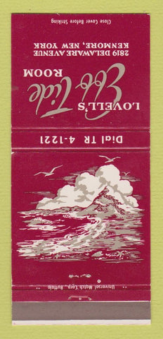 Matchbook Cover - Lovell's Ebb Tide Room Kenmore NY 30 Strike