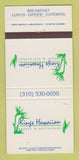 Matchbook Cover - Kings Hawaiian Bakery Restaurant Torrance CA WEAR 30 Strike