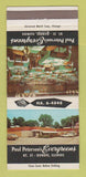 Matchbook Cover - Paul Peterson's Evergreens Dundee IL 30 Strike
