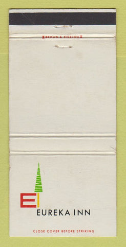 Matchbook Cover - Eureka Inn CA? WEAR 30 Strike