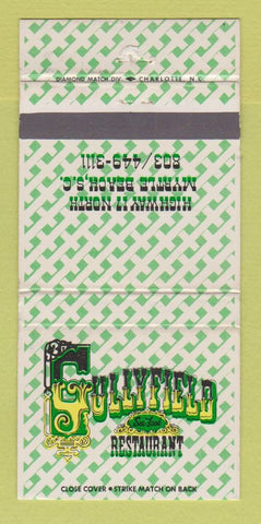 Matchbook Cover - Gullyfield Seafood Restaurant Myrtle Beach SC 30 Strike