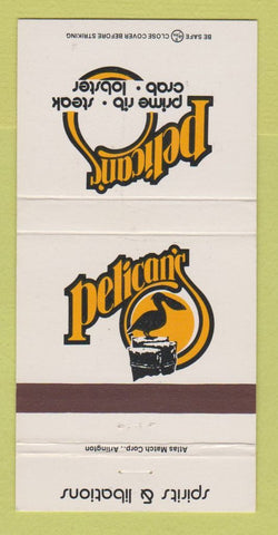 Matchbook Cover - Pelican's Restaurant 30 Strike