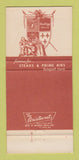 Matchbook Cover - Hoefly's Restaurant Long Beach CA 30 Strike