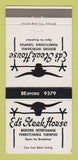 Matchbook Cover - Ed's Steak House Bedford? PA 30 Strike